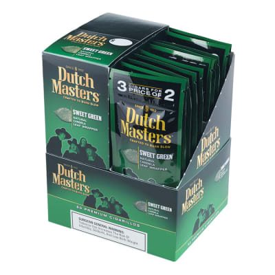 Dutch Masters Cigarillos Sweet Green 20/3 CI-DUC-SWTGRN Dutch Masters Cigarillos Sweet Green 20/3-CI-DUC-SWTGRN - 400