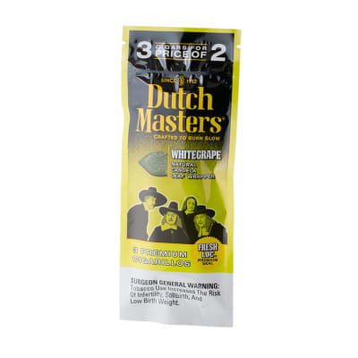 Dutch Masters Cigarillos White Grape (3) CI-DUC-WHTGRPZ Dutch Masters Cigarillos White Grape (3)-CI-DUC-WHTGRPZ - 400