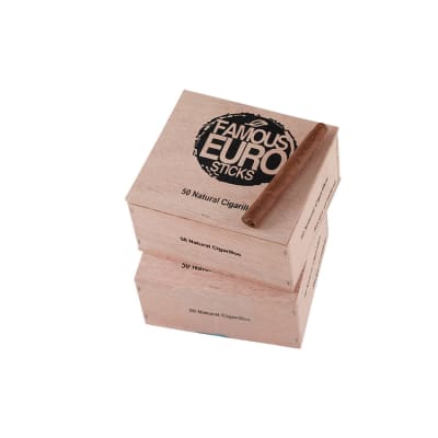 Euro Sticks Natural Cigarillos Box 100 - CI-EUR-100CIGN