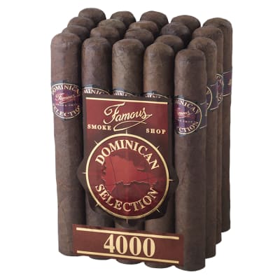 Famous Dominican Selection 4000 Corona CI-FD4-CORM20 Famous Dominican Selection 4000 Corona-CI-FD4-CORM20 - 400