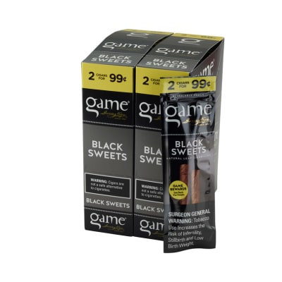 Garcia y Vega Game Cigarillos Black 30/2 CI-GCI-BLKUP99 Garcia y Vega Game Cigarillos Black 30/2-CI-GCI-BLKUP99 - 400