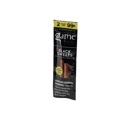 Garcia y Vega Game Cigarillos Black (2) CI-GCI-BLKUP99Z Garcia y Vega Game Cigarillos Black (2)-CI-GCI-BLKUP99Z - 400