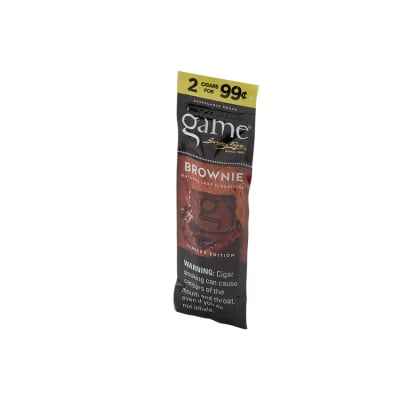 Garcia y Vega Game Cigarillos Brownie (2) CI-GCI-BROW99Z Garcia y Vega Game Cigarillos Brownie (2)-CI-GCI-BROW99Z - 400