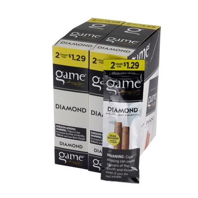 Garcia y Vega Game Cigarillos Diamond 30/2 CI-GCI-DIAUP99 Garcia y Vega Game Cigarillos Diamond 30/2-CI-GCI-DIAUP99 - 400