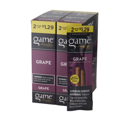 Garcia Y Vega Cigarillos 2 for 1.29 Grape 30/2-CI-GCI-GRAPE - 400