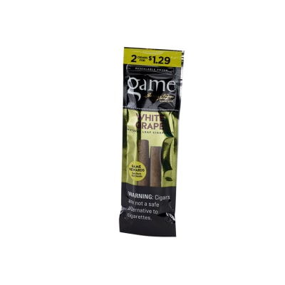 Garcia y Vega Game Cigarillos White Grape (2) CI-GCI-WGUP99Z Garcia y Vega Game Cigarillos White Grape (2)-CI-GCI-WGUP99Z - 400