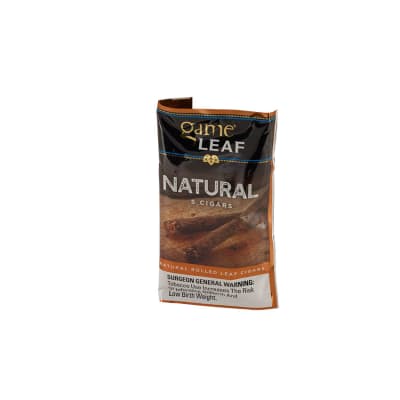 Garcia y Vega Game Leaf Cigarillos Natural 5 Pack-CI-GCL-NATURALZ - 400
