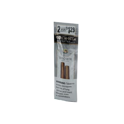 Garcia y Vega Natural Brown Cigarillos (2) - CI-GYV-BRN129Z