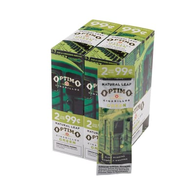 Optimo Green Candela Natural Leaf Cigarillo 30/2-CI-OPT-GREEN99 - 400