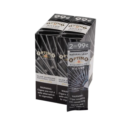 Optimo Silver Natural Leaf Cigarillo 30/2 CI-OPT-SILV99 Optimo Silver Natural Leaf Cigarillo 30/2-CI-OPT-SILV99 - 400