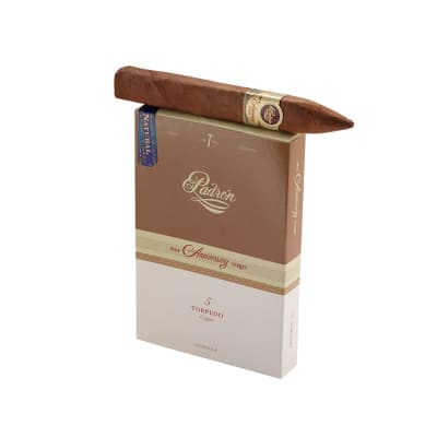 Padron 1964 Anniversary Natural Torpedo (5) CI-PAA-TORPNPKZ Padron 1964 Anniversary Natural Torpedo (5)-CI-PAA-TORPNPKZ - 400