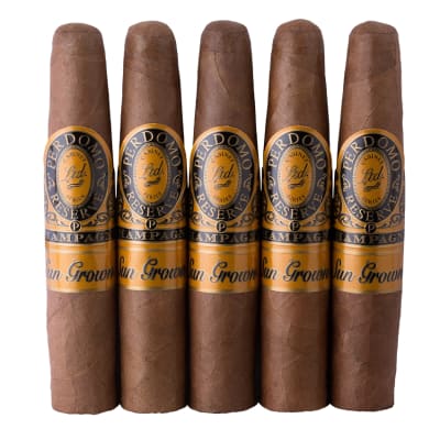 Perdomo Champagne Sun Grown Figurado 5 Pack CI-PCH-FIGN5PK Perdomo Champagne Sun Grown Figurado 5 Pack-CI-PCH-FIGN5PK - 400