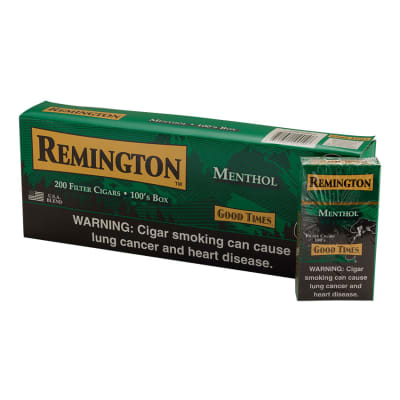 Remington Filter Cigars Menthol 10/20 CI-REM-MENT Remington Filter Cigars Menthol 10/20-CI-REM-MENT - 400