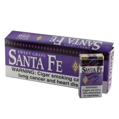 Santa Fe Grape 10 20 Cigars Natural Famous Smoke