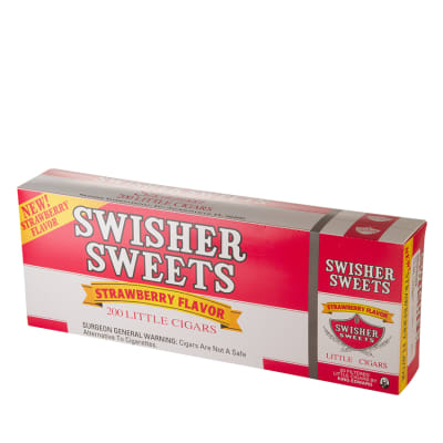 Swisher Sweets Little Cigar Strawberry 10/20 - CI-SWI-LCSTWPK