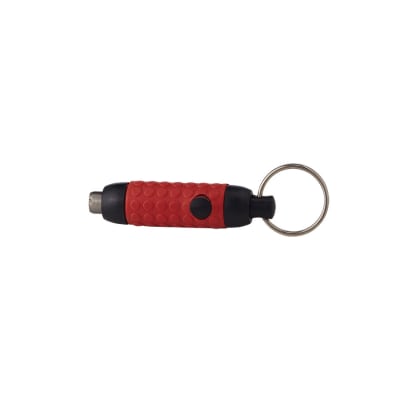 Rubberized Havana Retract Punch - CU-FIR-PP018RED