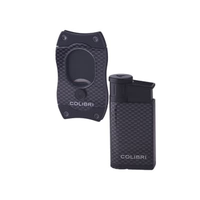 Colibri Black Carbon Fiber Gift Set-GS-COL-520C30 - 400