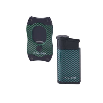 Colibri Green Carbon Fiber Gift Set - GS-COL-520C34
