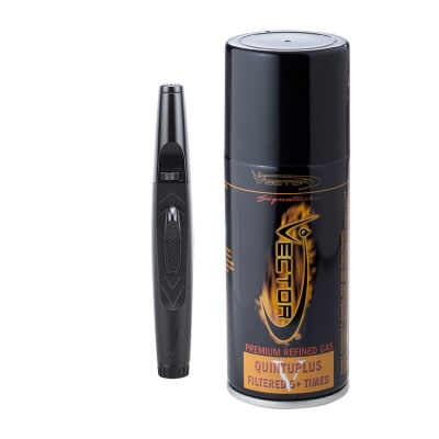 Vector Avenger Black Matte W/3.6oz Butane - GS-VEC-AVGR04