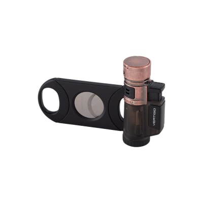 Vertigo Blizzard Lighter & Big Boy Cutter Gift Set - GS-VRT-BLIBOY