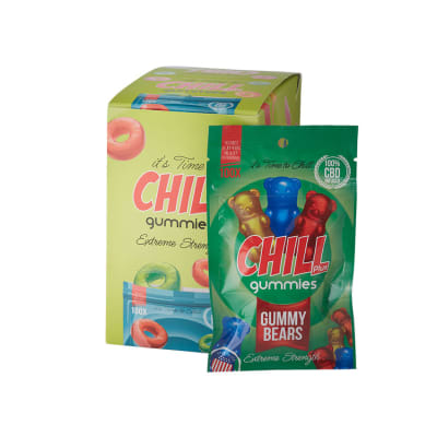 Chill Plus CBD Infused Gummy Bears 12 Pack HE-CGB-GUMMYB Chill Plus CBD Infused Gummy Bears 12 Pack-HE-CGB-GUMMYB - 400