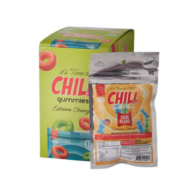 Chill Plus CBD Infused Sour Bears 12 Packs HE-CGB-SOURB Chill Plus CBD Infused Sour Bears 12 Packs-HE-CGB-SOURB - 400