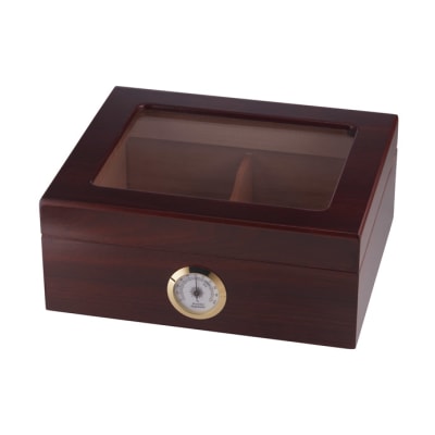 Capri Glasstop Mahogany - HU-QIT-CAPGLMAH