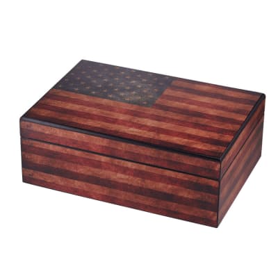 Old Glory 50 Count Humidor HU-QIT-OGLORYSM Old Glory 50 Count Humidor-HU-QIT-OGLORYSM - 400