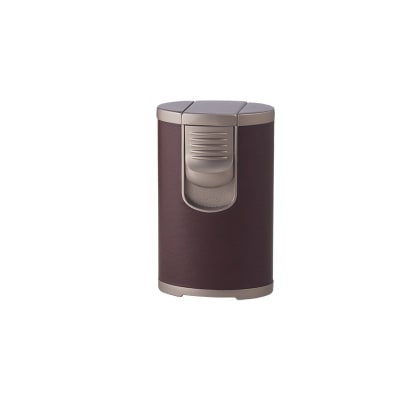 Jet Line Quad Flame Leather Table Lighter Dark Brown LG-JTL-TABBRN Jet Line Quad Flame Leather Table Lighter Dark Brown-LG-JTL-TABBRN - 400
