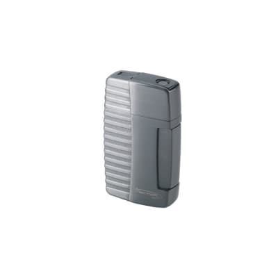 Vector VForce Gunmetal Satin Dual Torch Lighter - LG-VEC-VF02