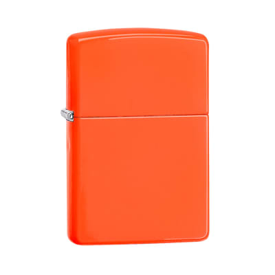 Zippo Lighter Neon Orange - LG-ZIP-28888