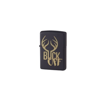 Zippo Black Matte Buck Off - LG-ZIP-29607