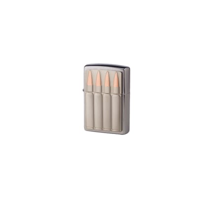 Zippo Brushed Chrome Bullets - LG-ZIP-29821