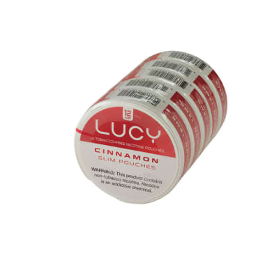 Lucy Slim Pouch 12mg Cinnamon 5 Tins-NP-SLP-CINN12 - 400