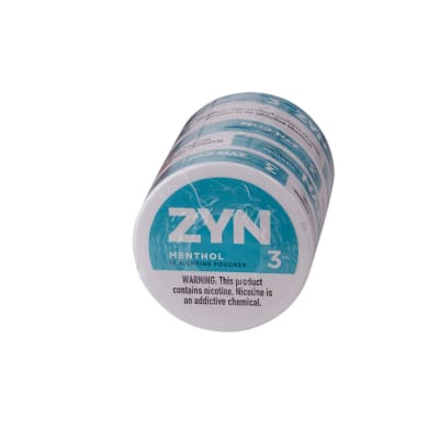 Zyn Menthol 3mg 5 Tins-NP-ZYN-MENTH3 - 400