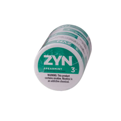 Zyn Spearmint 3mg 5 Tins - NP-ZYN-SPEAR3