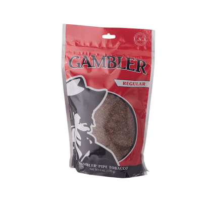 Gambler Pipe Tobacco Regular 6 ounce bag-TB-GAM-REG6 - 400