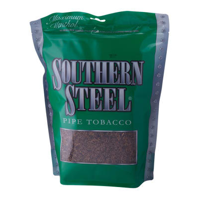Southern Steel Maximum Menthol Pipe Tobacco 16oz TB-SST-MINT Southern Steel Maximum Menthol Pipe Tobacco 16oz-TB-SST-MINT - 400