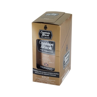 Captain Black Gold 6 Pack Pipe Tobacco - TP-CAP-CBGOLD