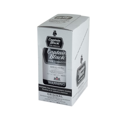 Captain Black Regular 6 Pack Pipe Tobacco - TP-CAP-CBREG